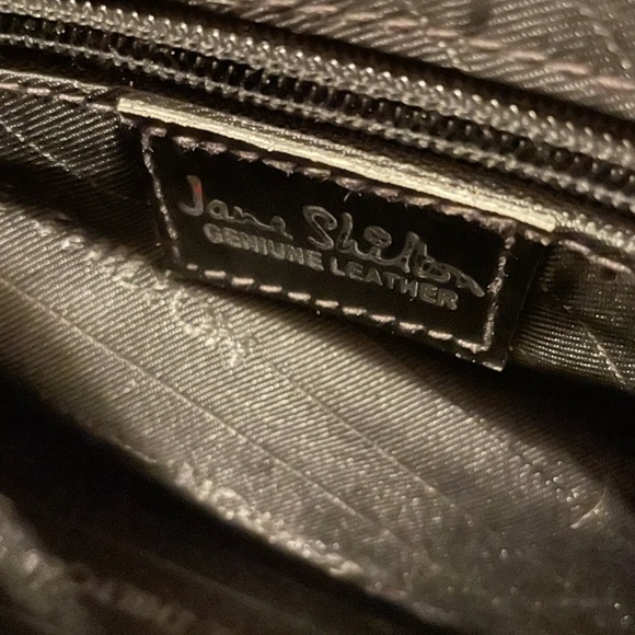 Vintage Jane Shilton London Brown Faux Reptile Leather Purse - Picture 5 of 8